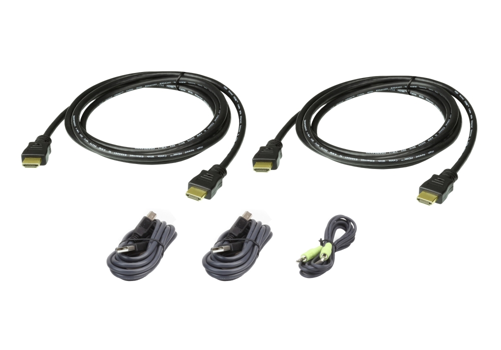 ATEN HDMI Dual Display Secure KVM; 1,8M USB HDMI Dual Display