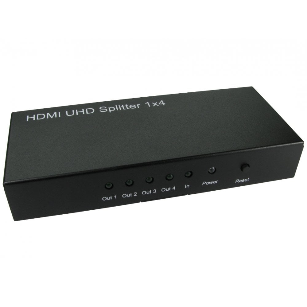 Cables Direct HD-SP204-HD2 Video Splitters - Black