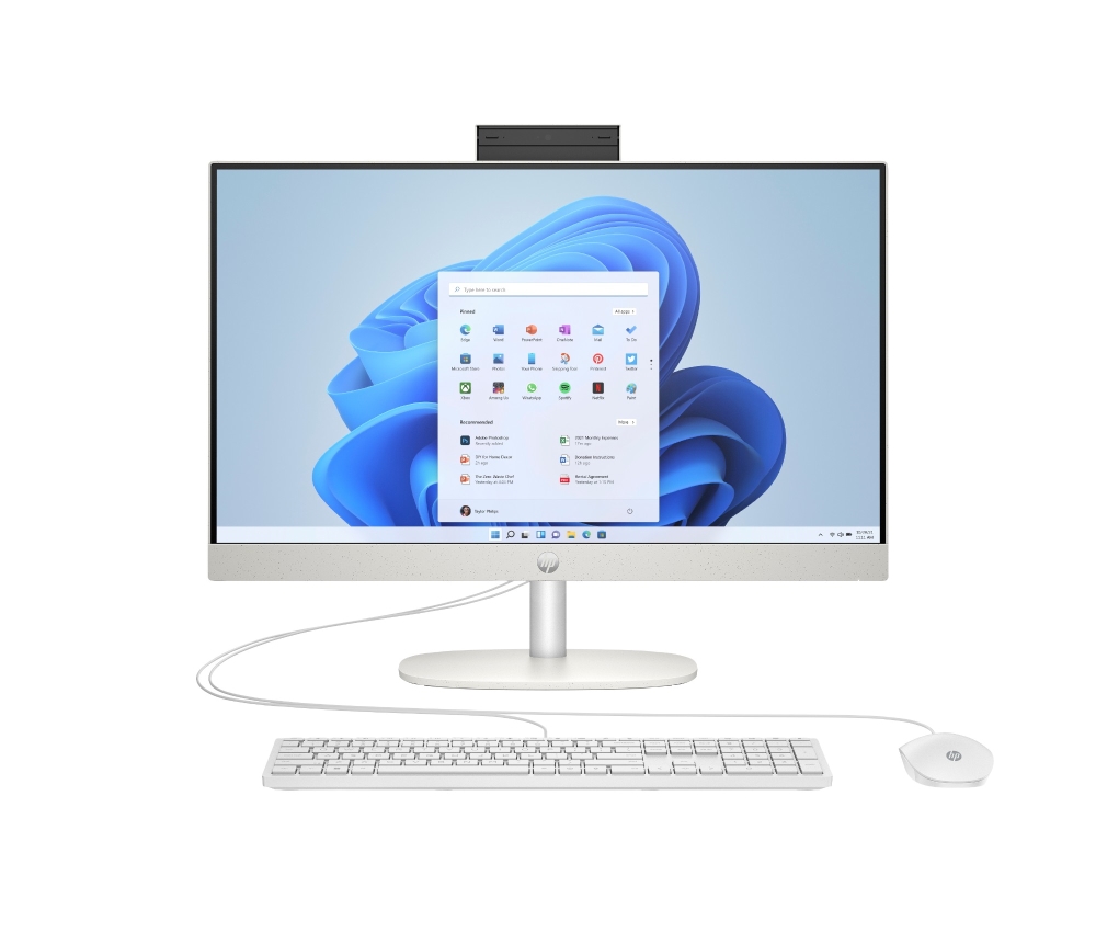 HP 24-cr0003na All-in-One PCs desktops and Workstations - 23.8 Inches - 8GB - White