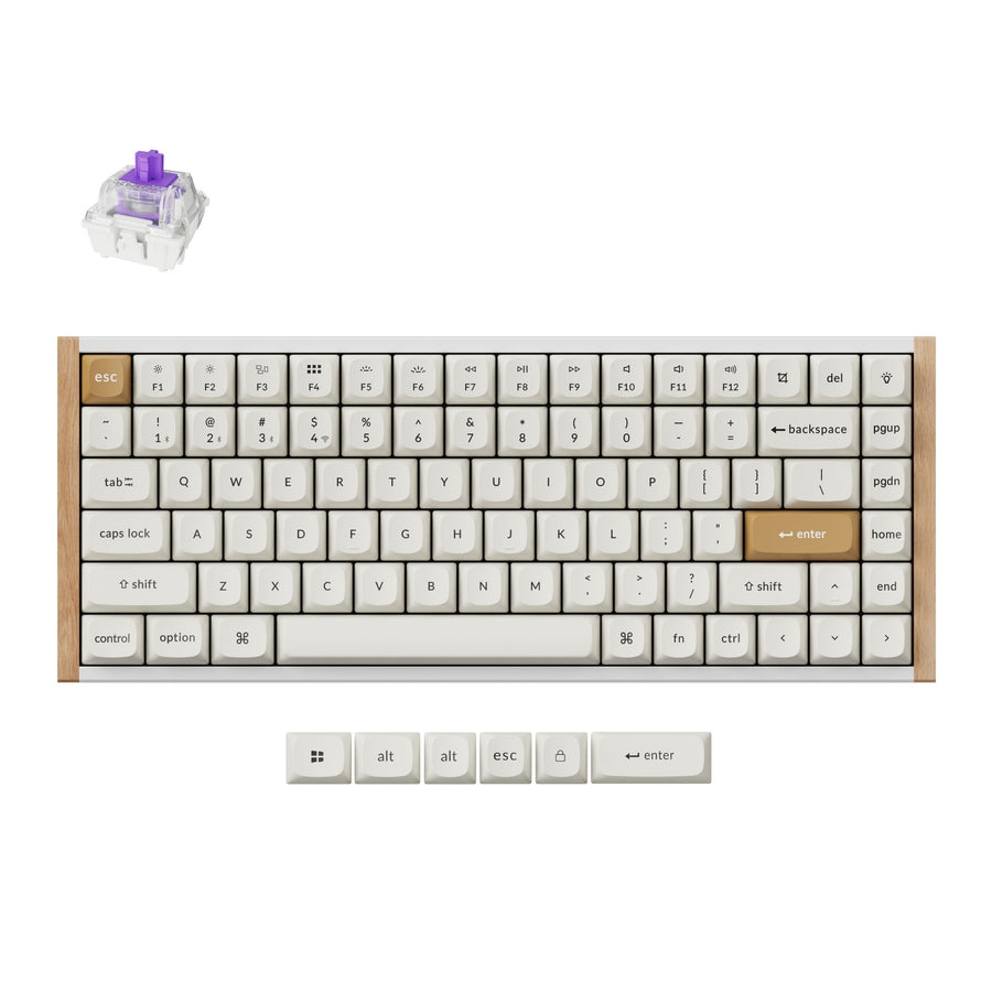 Keychron K2H-Q1-UK Gaming Keyboards - White