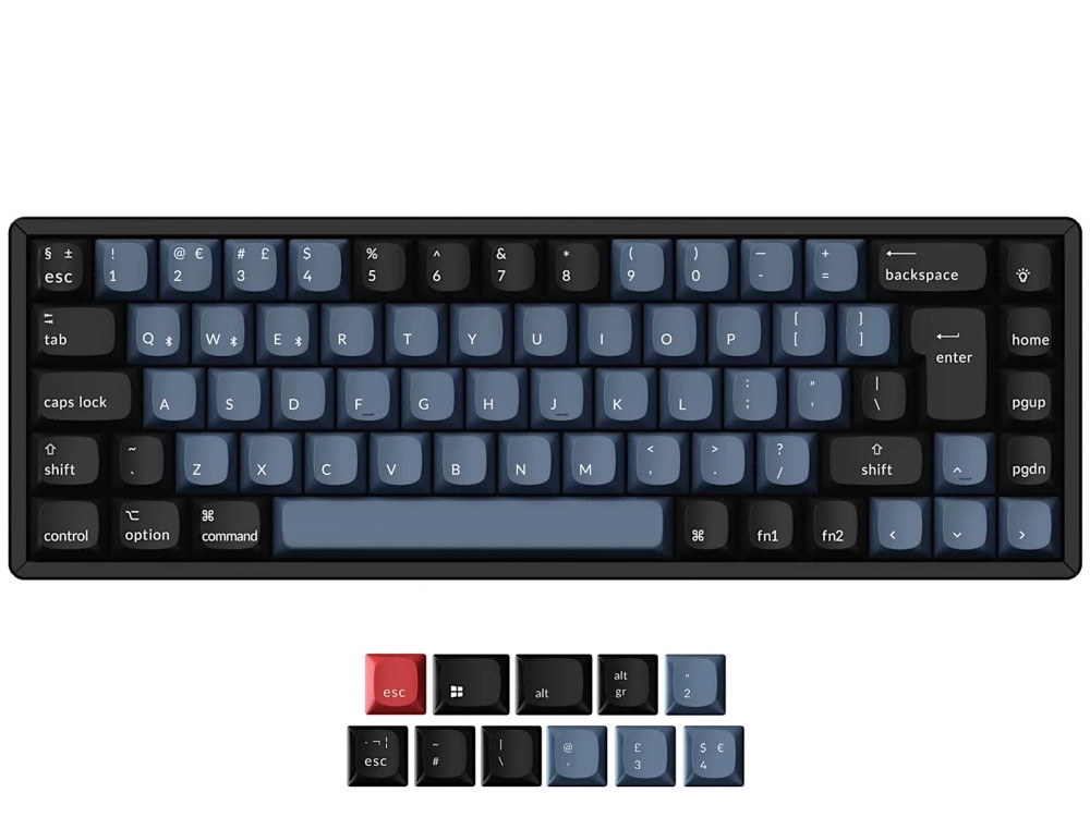Keychron UK K6 Pro 65% QMK Bluetooth RGB Hot-Swap Tactile Aluminium Mac/PC Keyboard