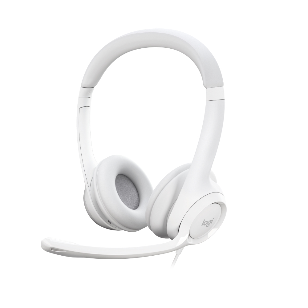 Logitech H390 Headphones & Headsets - White